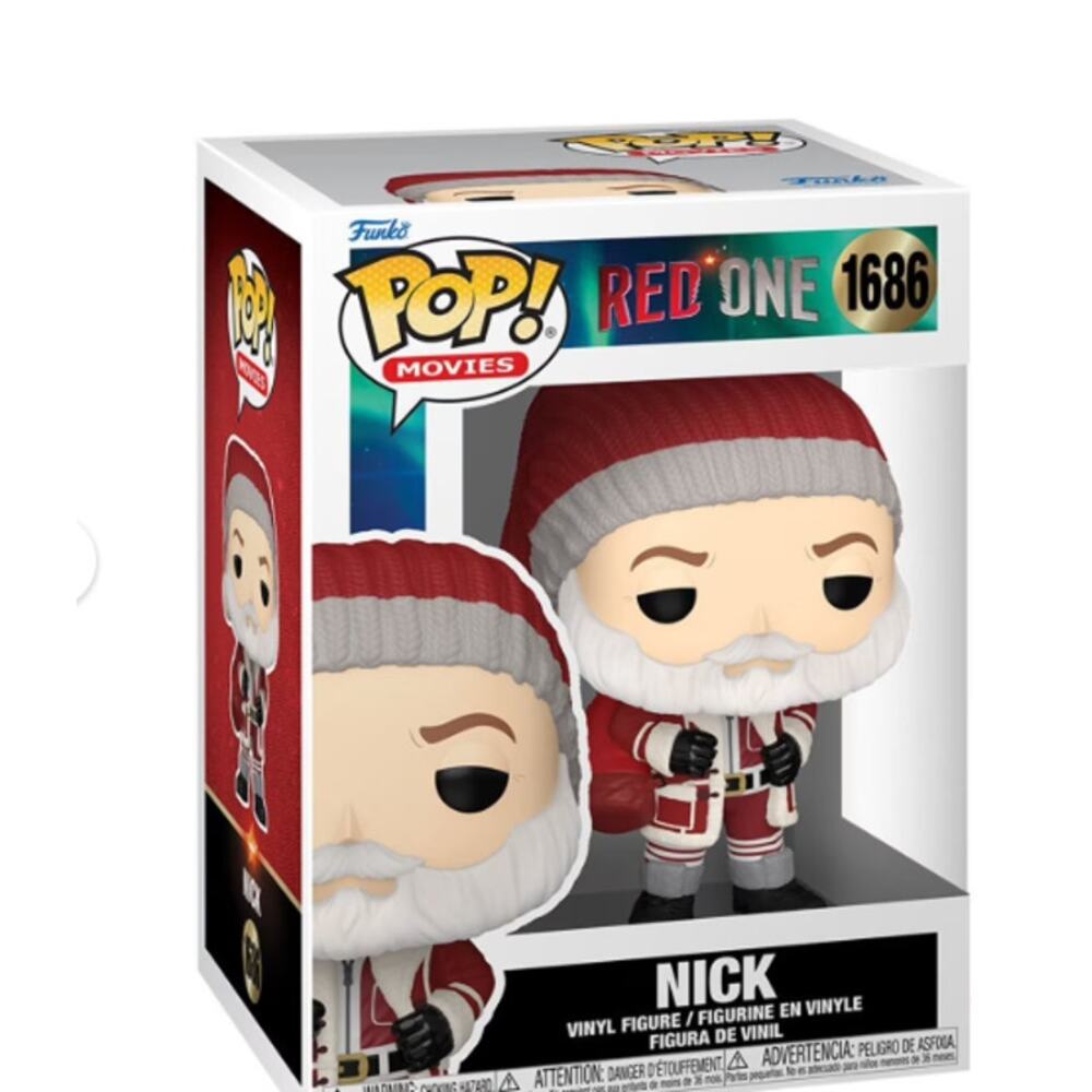 Funko Pop! Movies: Red One - Nick Vinyl Figure #1686 NWT